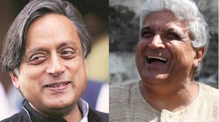 shashi tharoor, javed akhtar, shashi tharoor viral video