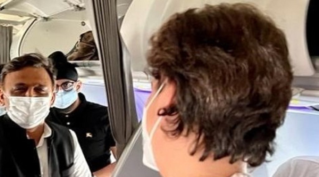 Akhilesh Yadav and Priyanka Gandhi Akhilesh Yadav and Priyanka Gandhi