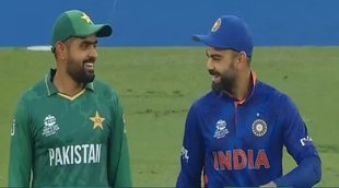 Babar Azam Virat Kohli Toss Ind vs Pak T20 WC