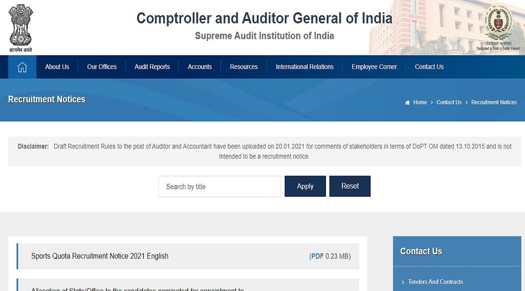 cag recruitment sports quota, cag recruitment 2021 selection process, cag recruitment process