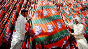 BJP, Narendra Modi, BJP Flag