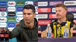 ICC के कारण डेविड वार्नर नहीं बन पाए क्रिस्टियानो रोनाल्डो, कंगारू ओपनर ने प्रेस कॉन्फ्रेंस में सामने से हटा दी थीं कोका कोला की बोतलें; देखें VIDEO