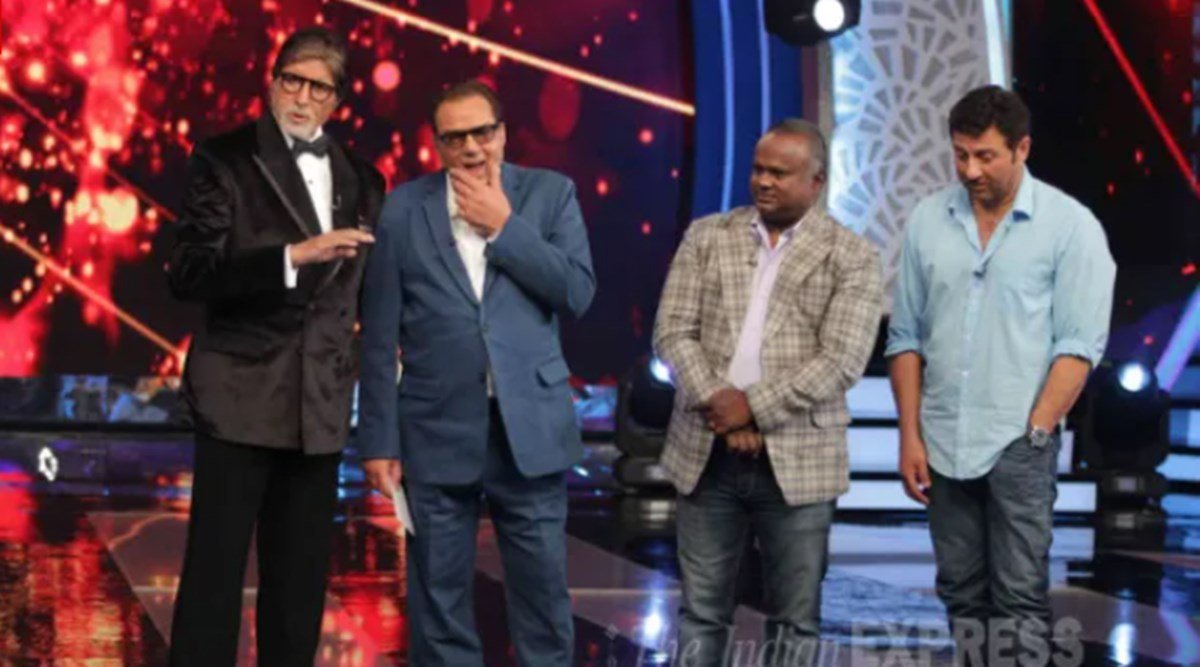 Sunny Deol, Dharmendra, Amitabh Bachchan