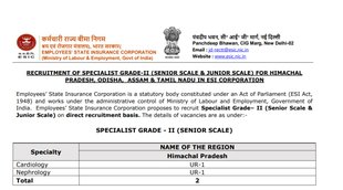 ESIC. ESIC Recruitment, ESIC Notification, ESIC Job 2021