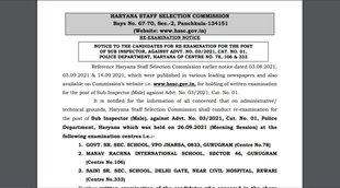 hssc si recruitment 2021, hssc si recruitment 2021 re exam, hssc si exam 2021, hssc si 2021, si re exam 2021, haryana si recruitment 2021,