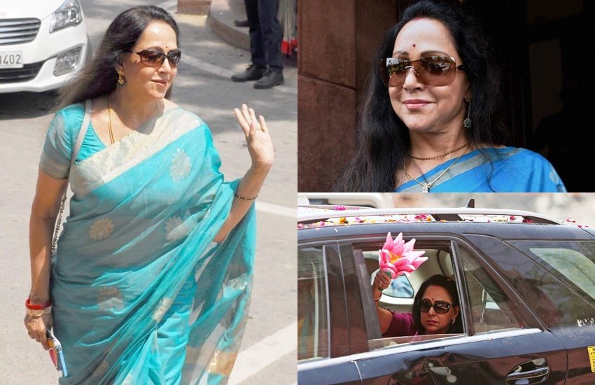 Hema Malini Sunglass Collection: हेमा मालिनी बीजेपी (BJP) सांसद हैं। वह लगातार दो बार से मथुरा का लोकसभा (Loksabha) चुनाव जीतकर संसद पहुंच रही हैं। इससे पहले वह राज्यसभा की सदस्य भी रह चुकी हैं। हेमा मालिनी आज जिस मुकाम पर हैं उसके पीछे सबसे बड़ा हाथ उनके फिल्मी करियर का है। बॉलीवुड ने ही उन्हें इस लायक बनाया कि आज बच्चा-बच्चा उन्हें जानता है। बॉलीवुड से पार्लियामेंट तक का सफर तय करने वालीं हेमा मालिनी स्टाइलिश गॉगल्स की शौकीन हैं। देखें उनकी चंद तस्वीरें: 