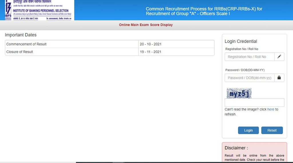 IBPS RRB PO Mains Score Card 2021, ibps rrb score card 2021, ibps.in, IBPS CRP RRB Score Card 2021,