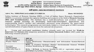 isro recruitment 2021, isro recruitment, isro recruitment 2021 for jrf, isro recruitment 2021 for junior research fellow, isro recruitment for junior research fellow, isro recruitment for jrf