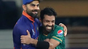 Indian cricket captain Virat Kohli Pakistan Mohammad Rizwan Twenty20 World Cup India and Pakistan Dubai UAE