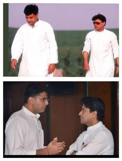 राजेश पायलट और माधवराव सिंधिया की तरह ही उनके बेटे ज्योतिरादित्य और सचिन पायलट भी अच्छे दोस्त हैं। (यह भी पढ़ें - राजनीति में चर्चित थी इन 14 नेताओं की दोस्ती, मौत ने कर दिया अलग)