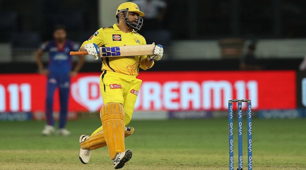 एमएस धोनी ने क्वालिफायर-1 में 6 गेंद पर 18 रन की मैच विनिंग पारी खेली थी। (सोर्स- ट्विटर)