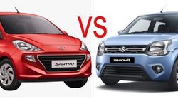 Maruti WagonR vs Hyundai Santro: 5 लाख के बजट में कौन है प्रीमियम फीचर्स और दमदार माइलेज वाली बेस्ट हैचबैक, जानें यहां