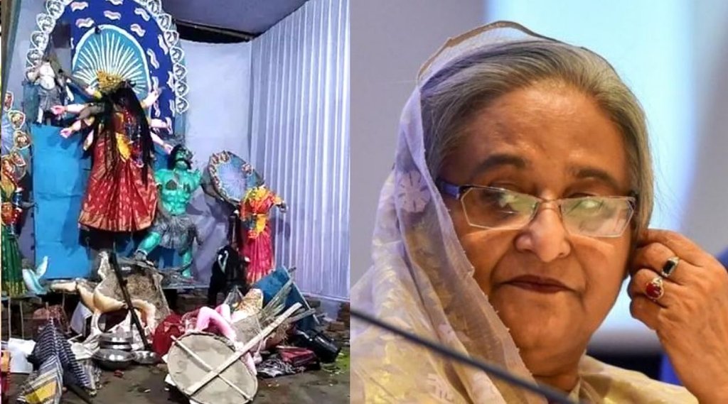 Bangladesh Durga Puja, Sheikh Hasina