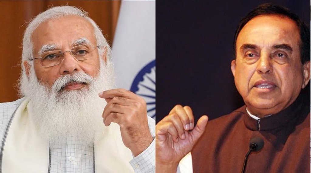 PM Modi And Subramanian Swamy PM Modi And Subramanian Swamy