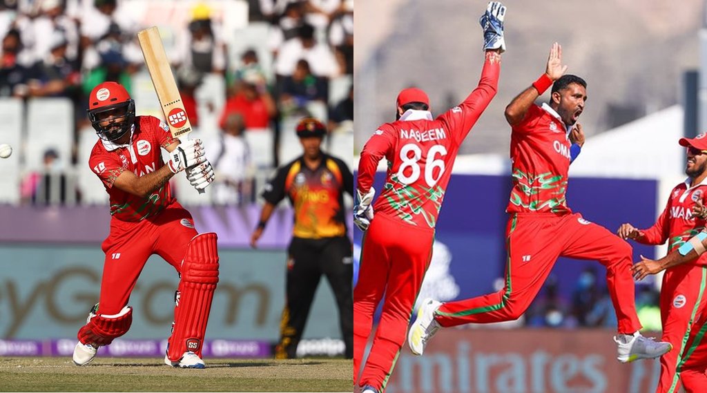t20-world-cup-qualifier-2021-home-team-oman-beats-papua-new-guinea-png-in-first-match-by-10-wickets-captain-zeeshan-maqsood-shines-with-4-wickets