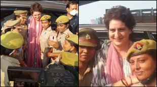 Priyanka Gandhi Selfie