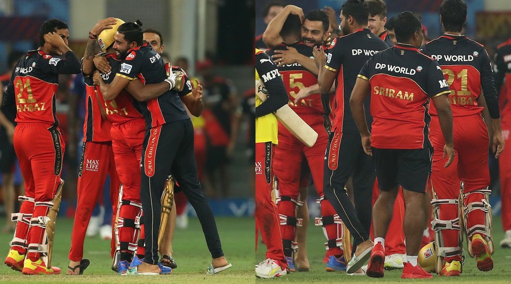 RCB Beats Delhi Capitals in IPL 2021 Match 56 | Srikar Bharat Hits Last Ball Six