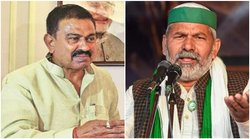लखीमपुरी कांड पर आमने-सामने आए राकेश टिकैत और अजय मिश्रा: केंद्रीय गृह राज्य मंत्री बोले- पहले किसानों ने किया पथराव, BKU नेता ने कहा- इस्तीफा दो