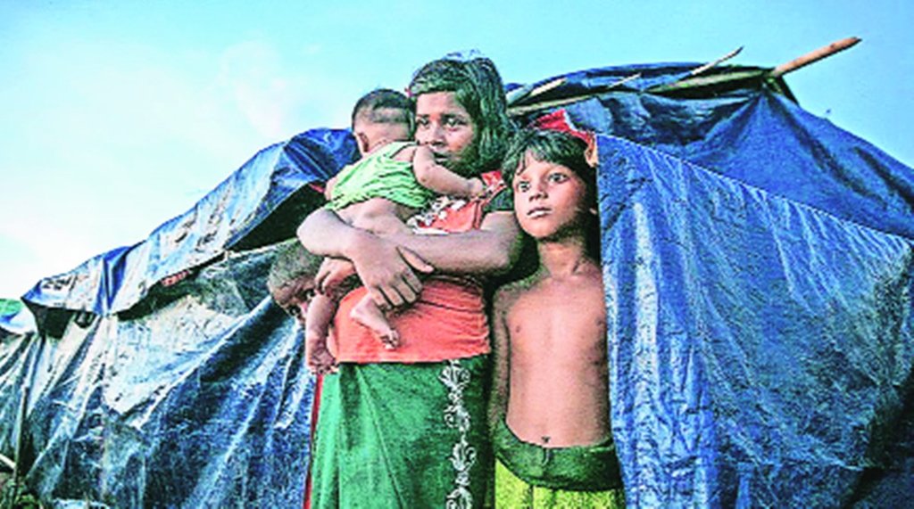 दर-दर भटकने को मजबूर रोहिंग्या शरणार्थी। दर-दर भटकने को मजबूर रोहिंग्या शरणार्थी।