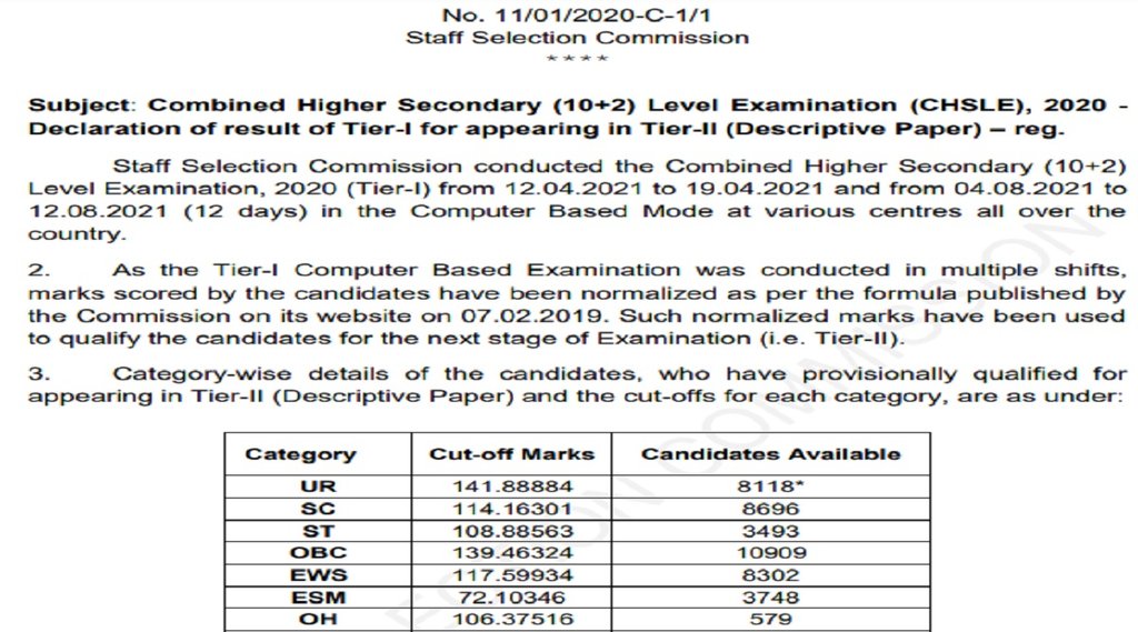 SSC,CHSL,Tier 1 results, ssc chsl result 2021, ssc chsl result 2021 tier 1, ssc chsl result 2021 tier 1 answer key