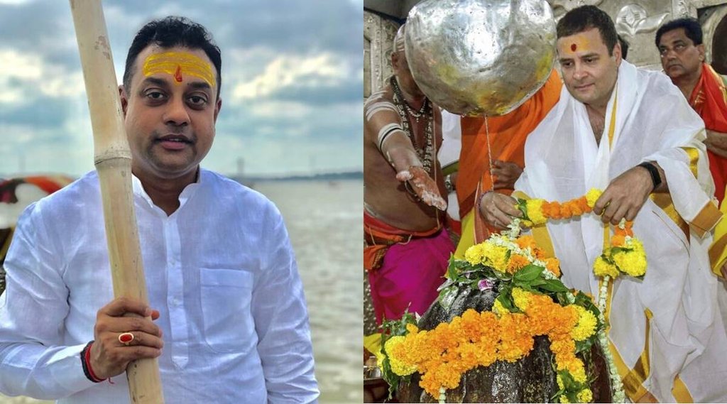 Sambit With Rahul, Rahul Gandhi Photo