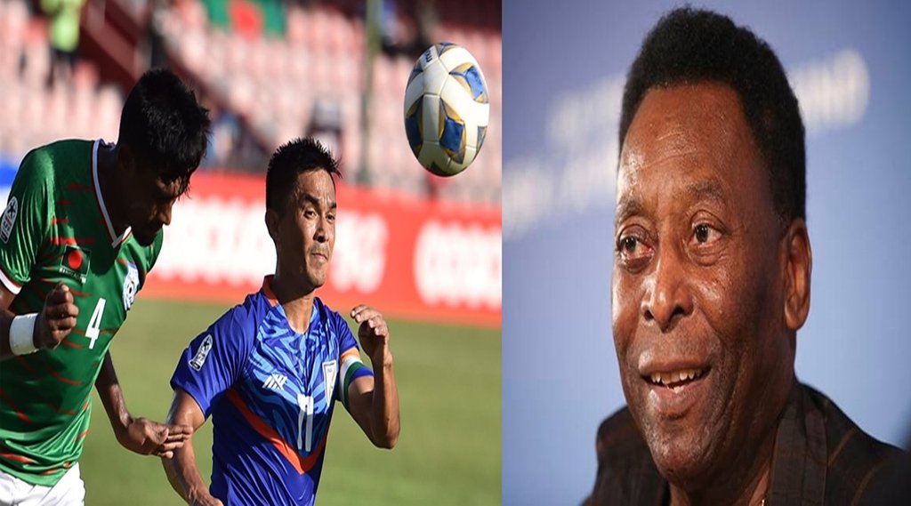 sunil-chhetri-indian-footballer-is-one-international-goal-behind-pele-india-played-draw-with-bangladesh-in-saff-cup-2021-ind-vs-ban