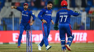 T20 World Cup AFG vs SCO Rahid Khan Mujeeb Ur Rehman
