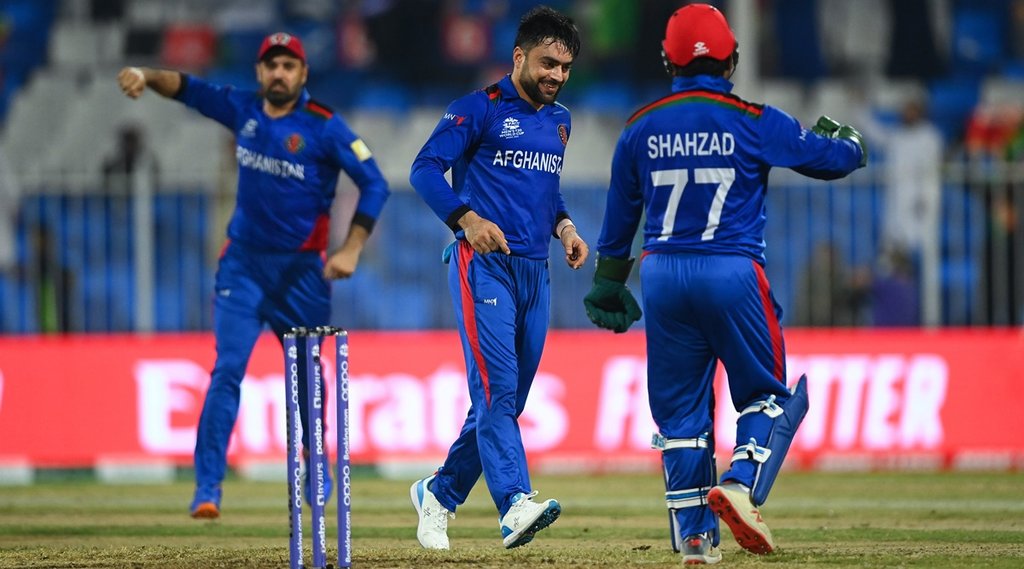 T20 World Cup AFG vs SCO Rahid Khan Mujeeb Ur Rehman