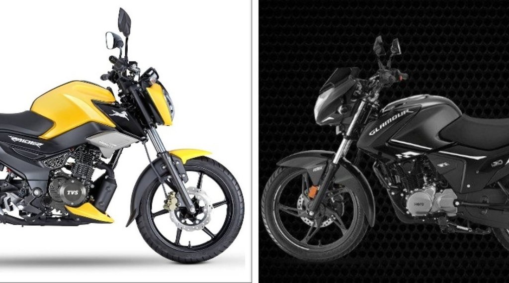 TVS Raider vs Hero Glamour