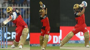 Virat Kohli captain of Royal Challengers Bangalore bats during2