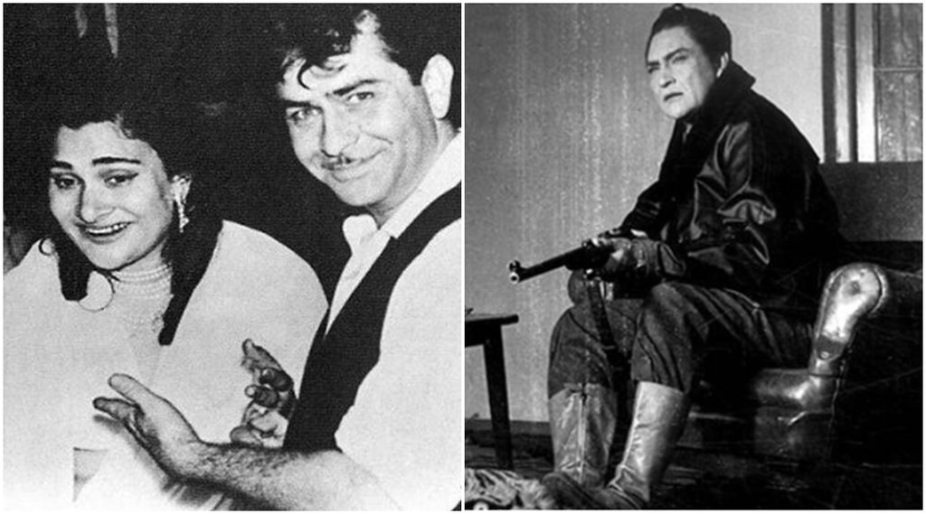 ashok kumar, raj kapoor, krishna kapoor,