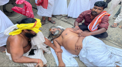 लोकसभा उपचुनाव प्रचार के लिए बुरहानपुर जा रहे कंप्यूटर बाबा की गाड़ी दुर्घटनाग्रस्त, सभी सुरक्षित