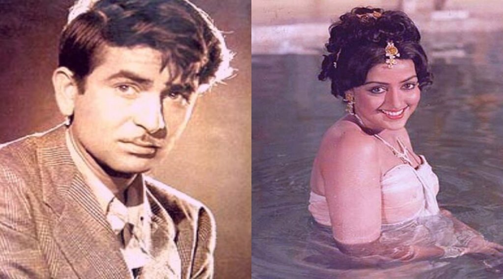 hema malini, raj kapoor