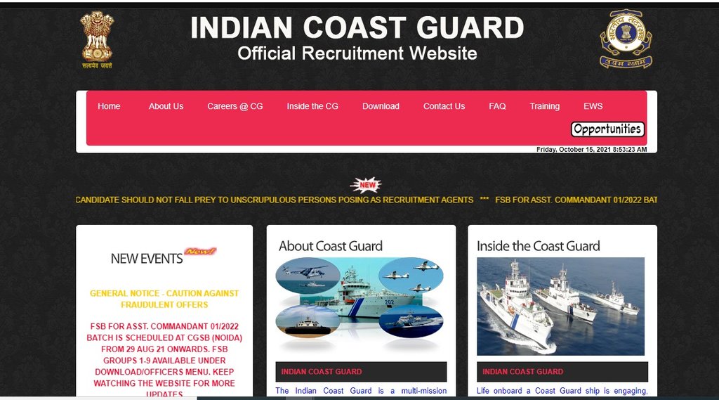 Indian Coast Guard Navik Admit Card 2021, Indian Coast Guard Navik Admit Card 2021 download link,