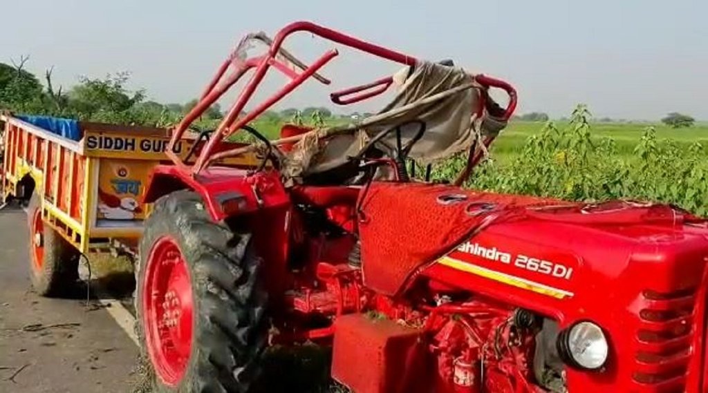 jhansi road accident