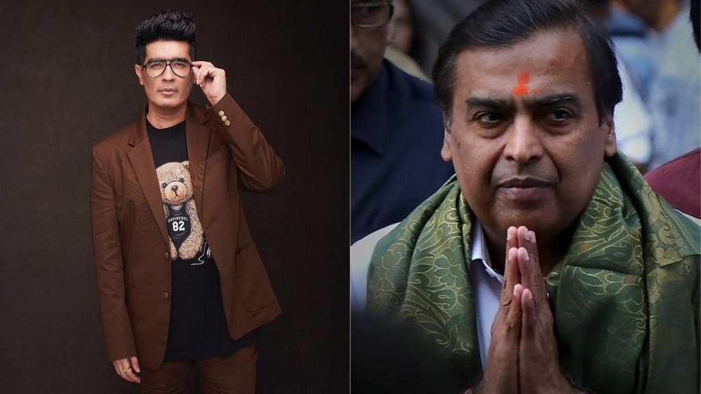 फैशन उद्योग में भी अपना कारोबार खड़ा करने के लिए मुकेश अंबानी ने प्रसिद्ध फैशन डिज़ाइनर मनीष मल्होत्रा के ब्रैंड में साझेदारी की है। (एक्सप्रेस फोटो/ इंस्टाग्राम: manishmalhotra05)