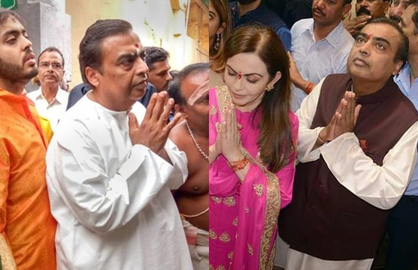 Mukesh Ambani : रिलायंस (Reliance) इंडस्ट्रीज लिमिटेड के चीफ मुकेश अंबानी दुनिया का जाना-माना नाम हैं। पूरे एशिया में उनसे ज्यादा धनी कोई नहीं है। जिस घर (Antilia) में वह रहते हैं वह धरती के सबसे आलीशान घरों में से एक है। अपार संपत्ति के मालिक मुकेश अंबानी काफी धार्मिक भी हैं। वह कई बार भगवान के दर पर सजदा करते नजर आ चुके हैं। आइए देखें देश के कुछ चर्चित मंदिरों से मुकेश अंबानी की तस्वीरें:
