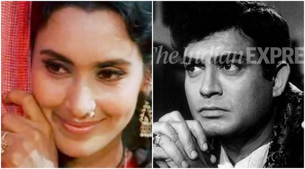 nutan, sanjeev kumar, nutan love story