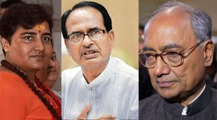 Pragya Thakur, Shivraj Singh, Digvijay singh