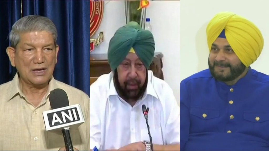 गुरुवार को पंजाब के पूर्व मुख्यमंत्री कैप्टन अमरिंदर सिंह ने एक के बाद एक ट्वीट कर अपने पूर्व सहयोगियों हरीश रावत और नवजोत सिंह सिद्धू पर हमला बोला। (फोटो: एएनआई)