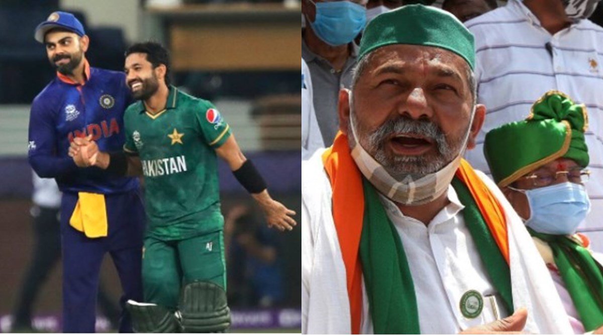 Ashoke Pandit, Rakesh Tikait, India Vs Pakistan WC Cricket Match,