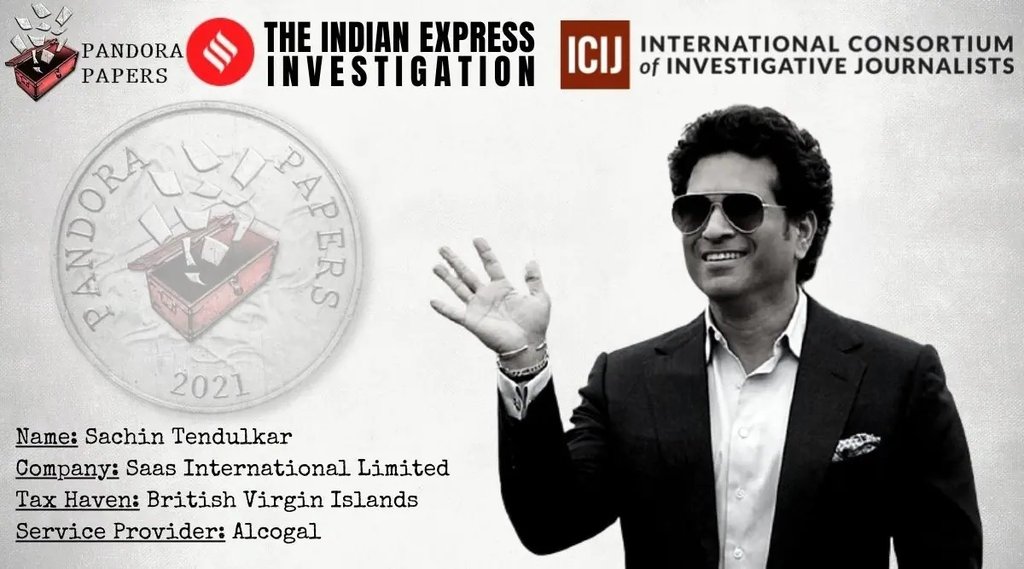 sachin tendulkar pandora papers