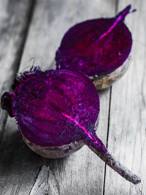 Beetroot on wooden background