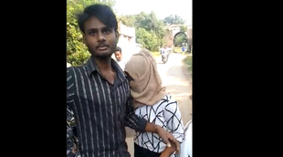 Madhya Pradesh, Bhopal, Viral video, Woman Forced To Take Off Hijab, Pillion rider, Bhopal Police
