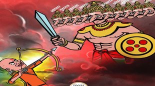 yogi as ram, up bjp, up bjp cartoon