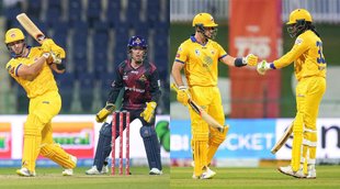 Abu Dhabi T10 LeagueLLiam ivingstone Team Abu Dhabi register massive victory