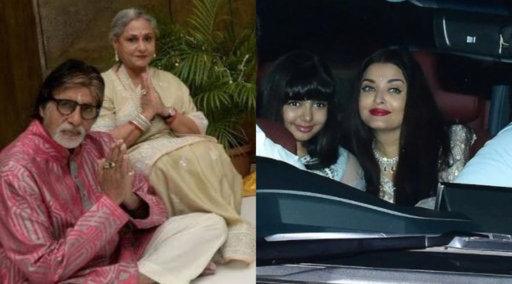 Amitabh Bachchan, Aishwarya Rai Bachchan, Jaya Bachchan,