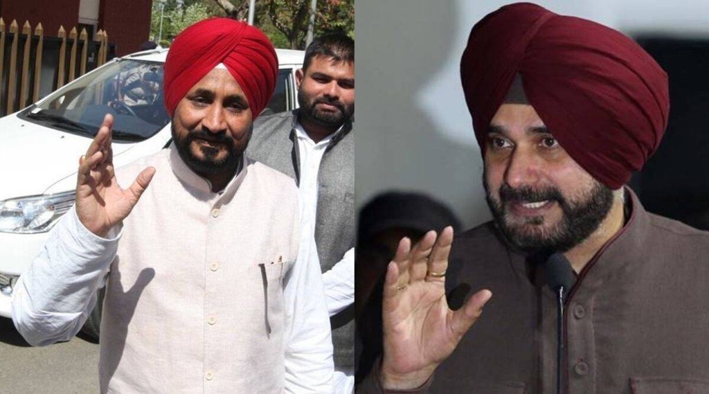 Punjab congress, cm charanjit singh channi, novjot singh sidhu