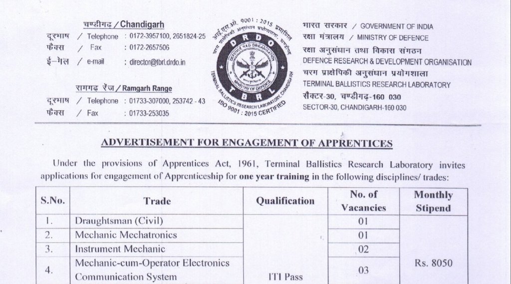 DRDO, DRDO Recruitment, DRDO Vacancy 2021, DRDO Latest Notification