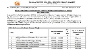 GMRC Recruitment 2021